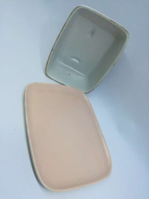 Poole pottery cheese dish -small chip at the back - see photo