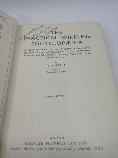 Practical Wireless Encyclopedia F J Camm