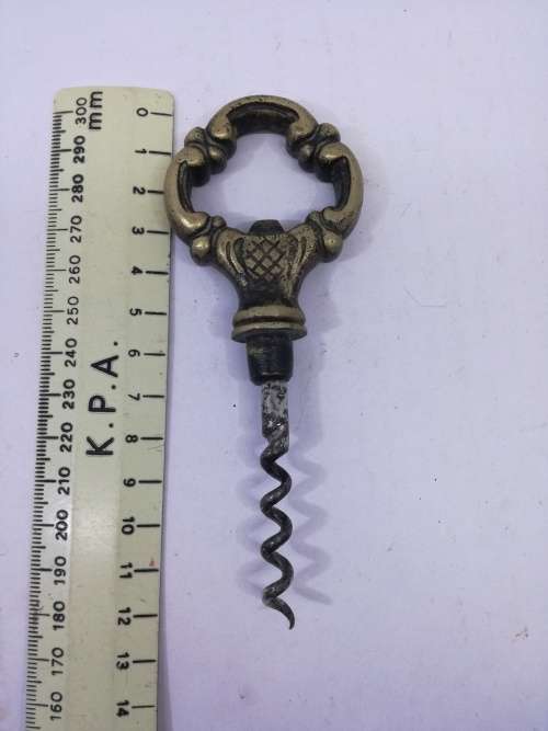 Vintage solid corkscrew