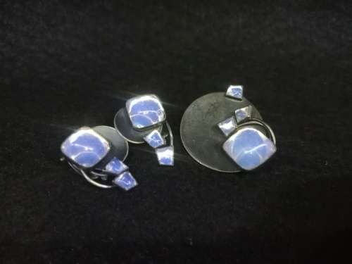 Vintage earrings and brooch set