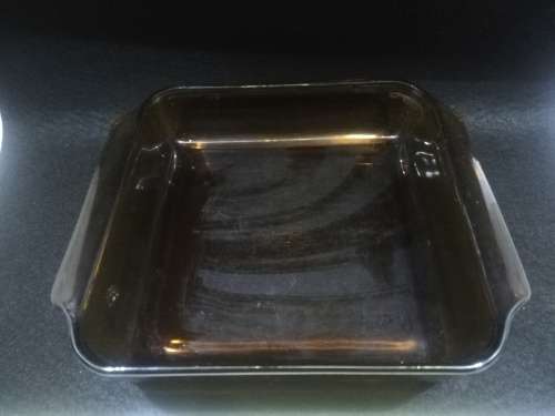 Vintage Amber Fire King Anchor Hocking dish