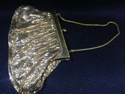Gold mesh purse - Vintage 1950`s