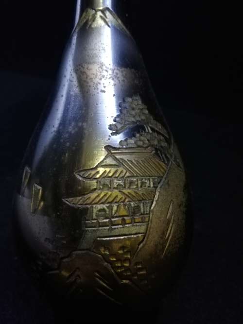 Oriental bud vase