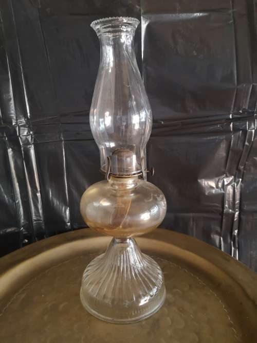 Gorgeous old oil lamp