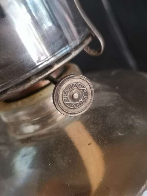 Gorgeous old oil lamp