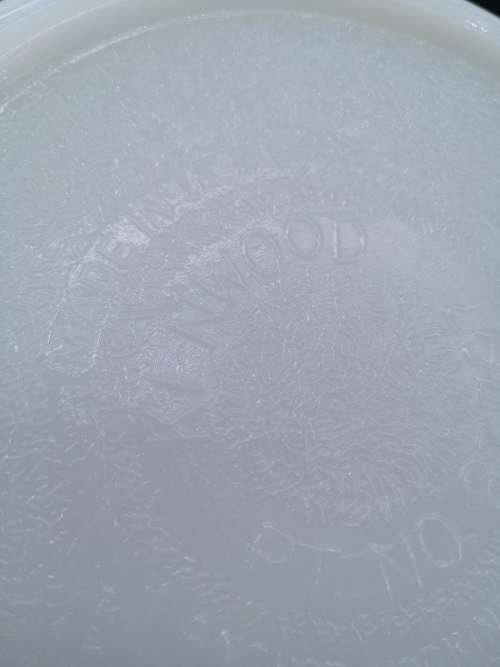 Kenwood mixing bowl - milk glass