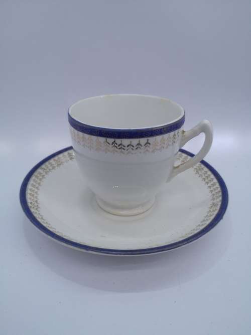 Unmarked cup and saucer