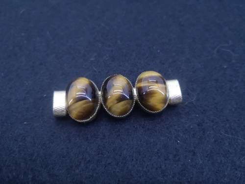Tiger eye brooch