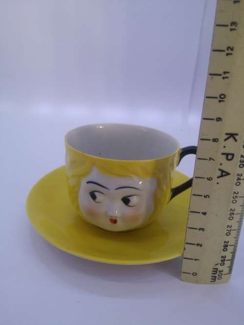 Character cup and saucer