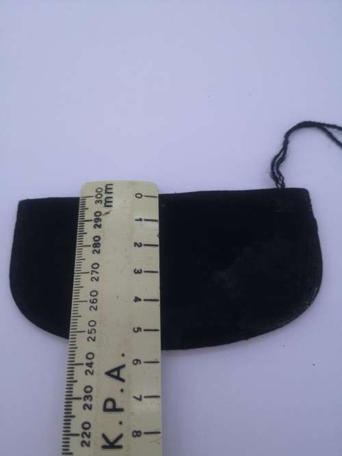Petit point fold out handbag mirror