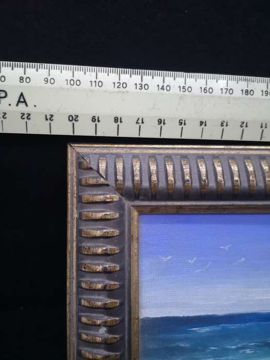 Small framed painting - seascape by Carol