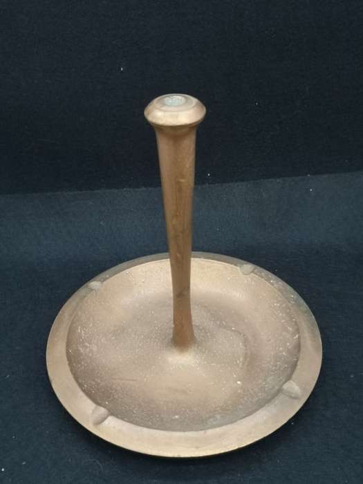 Vintage copper ashtray/candle holder?