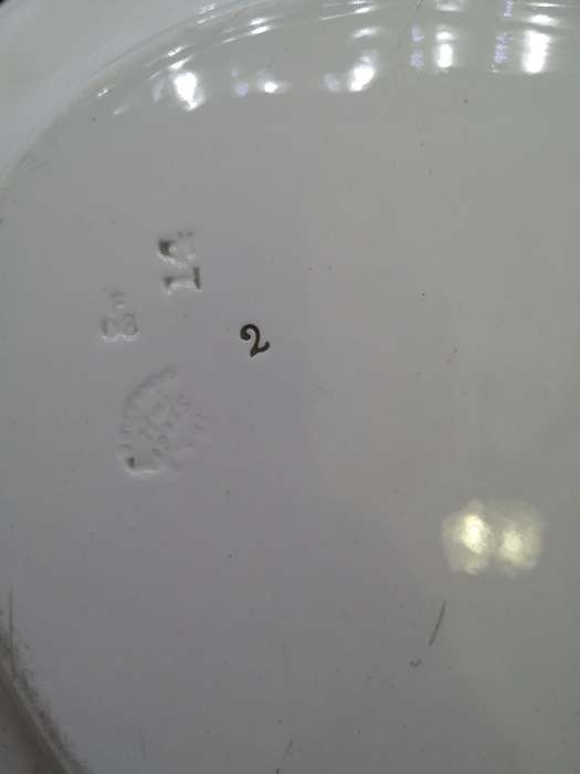 Antique Victorian Copeland Mandarin Pattern large oval serving platter