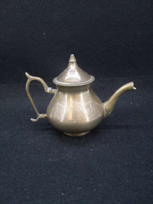 Small brass tea pot
