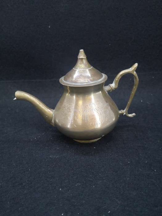 Small brass tea pot