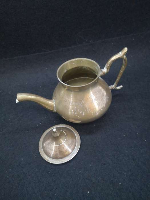 Small brass tea pot