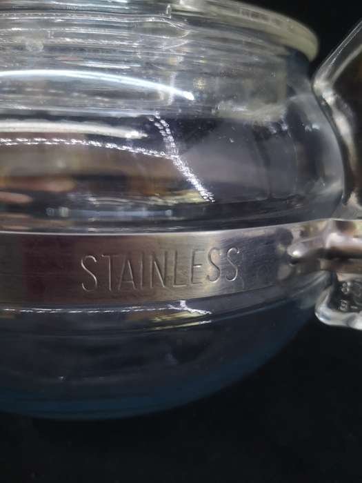 Vintage Pyrex Flameware glass teapot
