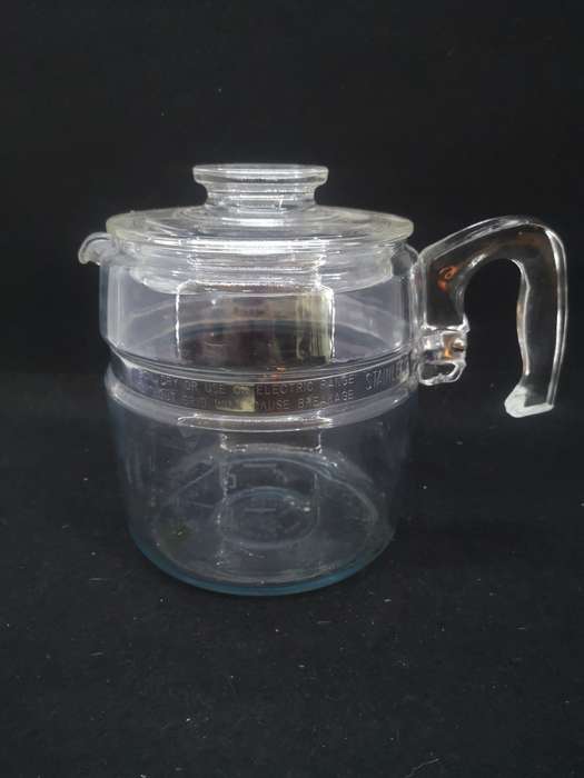 Vintage Pyrex Flameware glass coffee pot