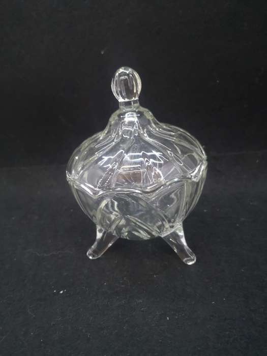 Vintage Art Deco look glass trinket