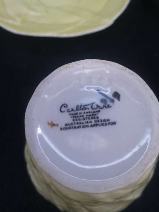 Vintage Carlton Ware cup and saucer set of two