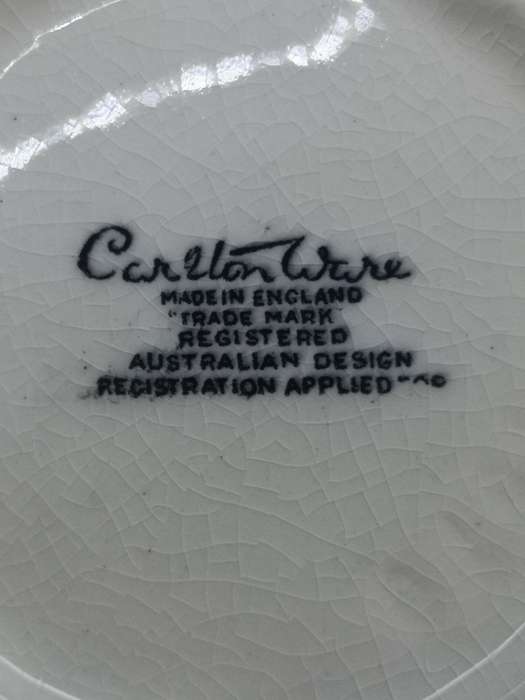 Vintage Carlton Ware cup and saucer set of two