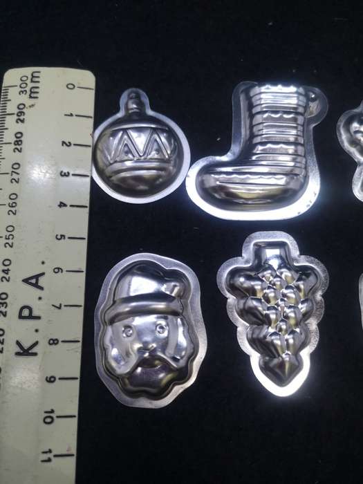 Vintage cute set of chocolate moulds