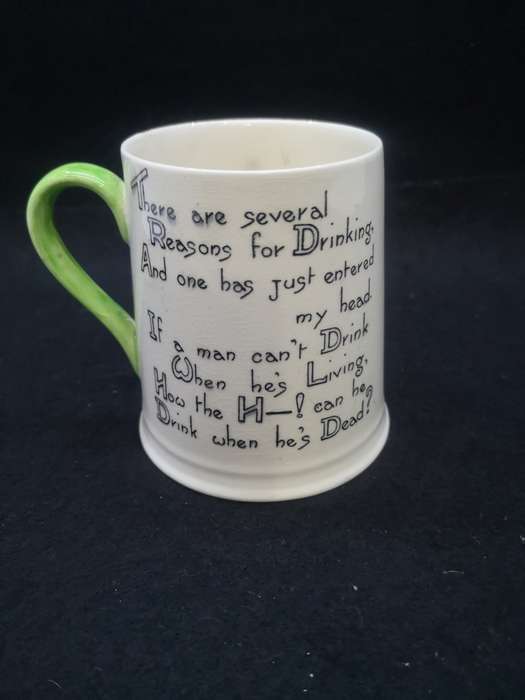 Vintage Carlton ware Hanging man mug