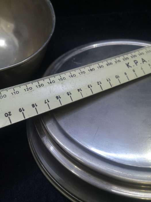 Dome with bottom plate for serving food