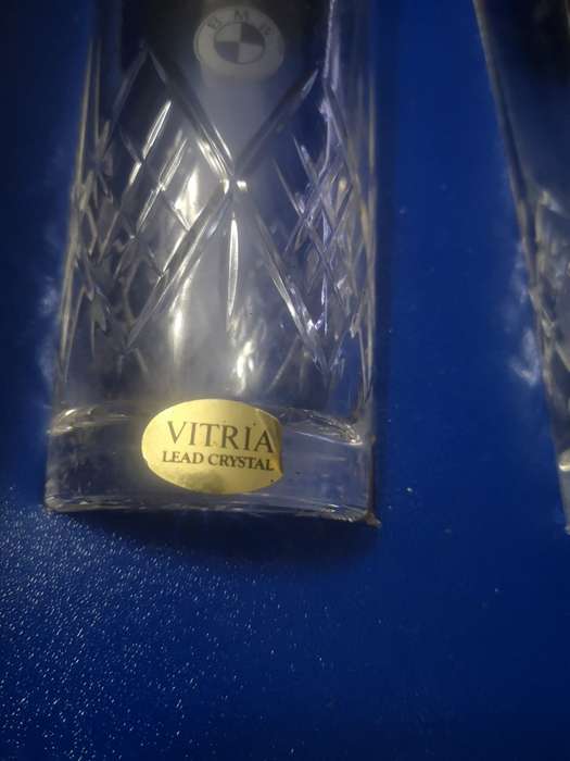 High ball Vitria crystal glasses - BMW branded