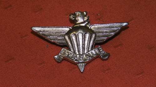 3 PARACHUTE BATTALION BERET BADGE