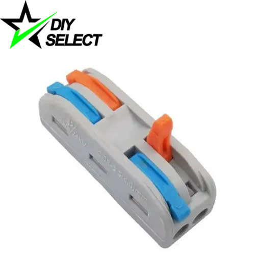 Wire Connector Double Sided Wago 2 Lever Red/Blue for 0.08mm to 4mm wire **LOCAL STOCK**