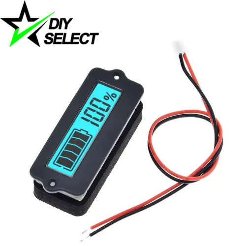 Voltmeter Digital 18650 Battery / Lead Acid Level Indicator 12V - 63V Blue **LOCAL STOCK**