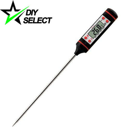 Digital Thermometer Metal Probe Heat Gauge for Food/Liquid **LOCAL STOCK**