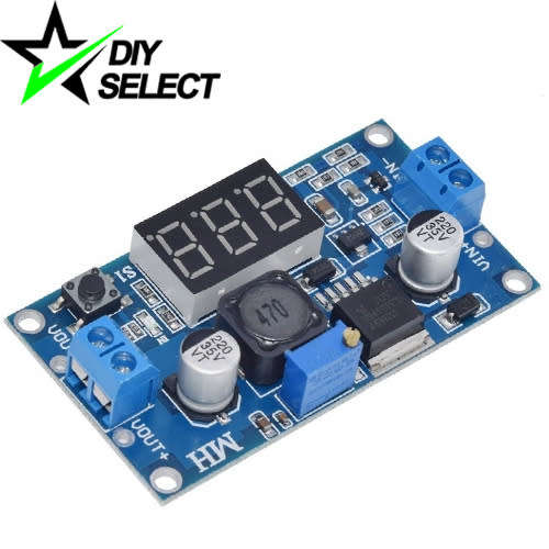 Step Down Buck Converter 3A LM2596 (1 Button) with Display **LOCAL STOCK**