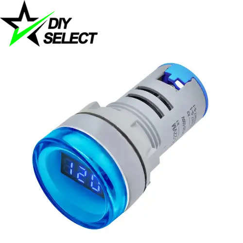 Voltmeter Voltage Meter Digital Display 60-500V AC Blue **LOCAL STOCK**