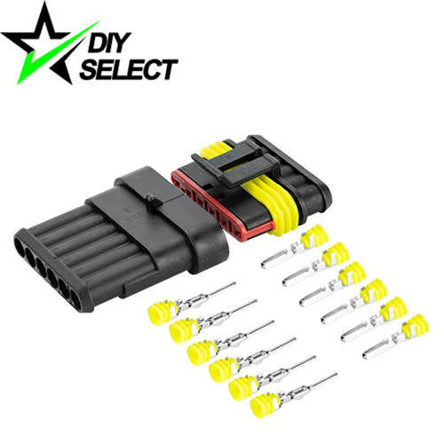 Automotive Wire Connector Waterproof Plug Set 6 Pin **LOCAL STOCK**