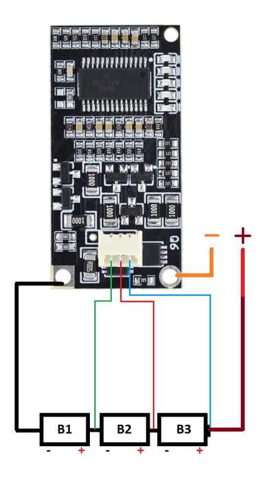 Battery LifePO4 Protection and Balance Board 3s 14A (Max 20A) **LOCAL STOCK**