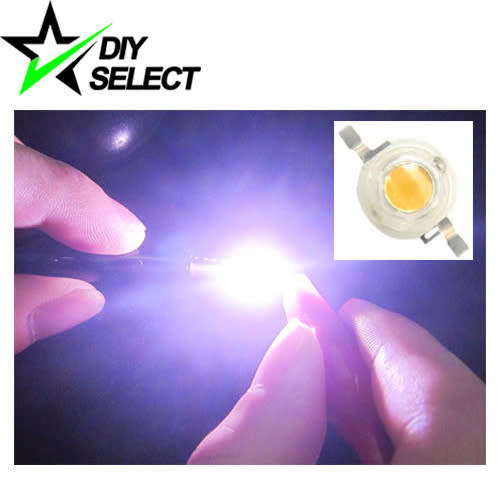 Led 3W WHITE Full Spectrum Plant Grow Light Chip 380-780nm (NEW!) **LOCAL STOCK**