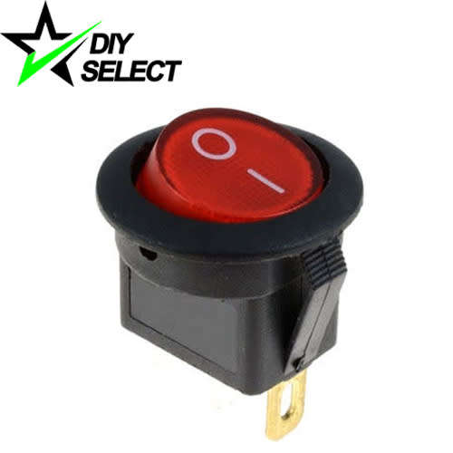 Switch Rocker Red Illuminated 20mm 220V AC 3PIN **LOCAL STOCK**