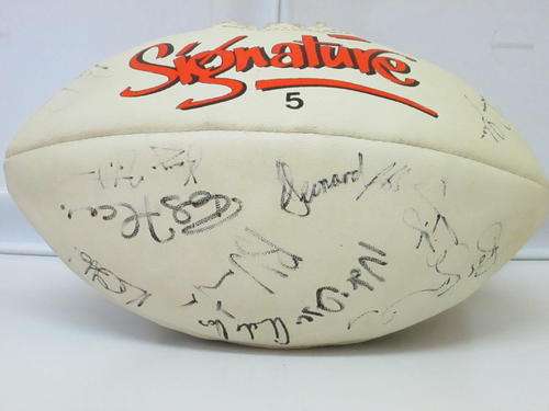 Rugby Ball. Signed. 1999 World Cup Squad