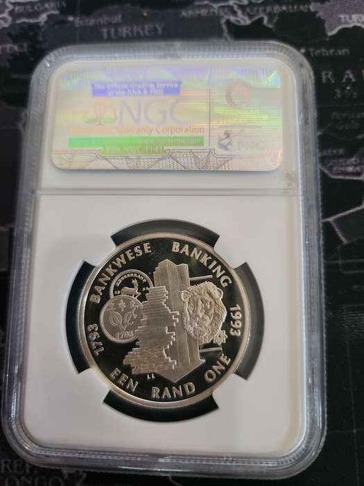 1993 Silver Proof 67 R1 - Banking Bicentennial