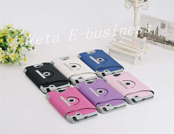 360 Rotating leather Case For Samsung Galaxy Note 2