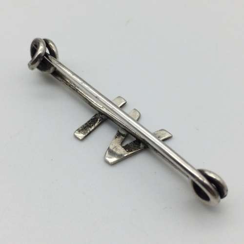 Solid Silver `6th SA Armoured Car Regiment Sweetheart Brooch