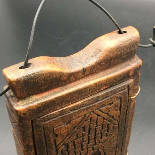Early Rare Ethiopian Wooden Icon or Shrine