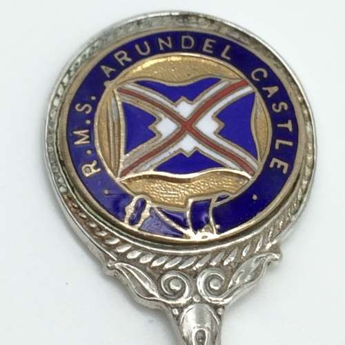 Union Castle Line `R.M.S. ARUNDEL CASTLE` Spoon