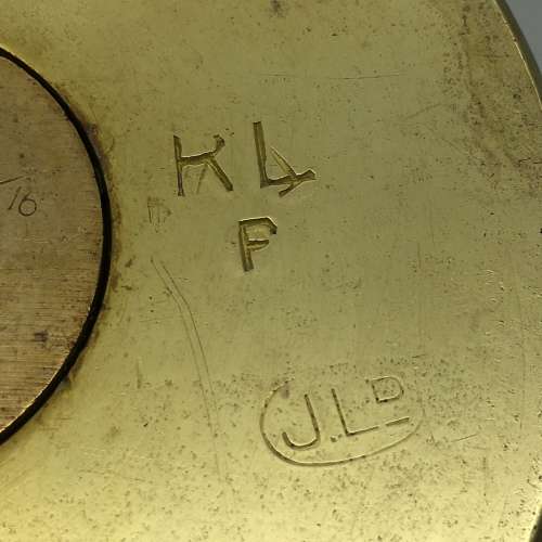 Pair WW1 `Trench Art` Brass Artillery Shells