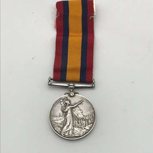 Boer War - Rare Q.S.A. Medal `KLIPSDAM D.M.T.`(only 6 to this unit)`TPR. W. HARRIS`