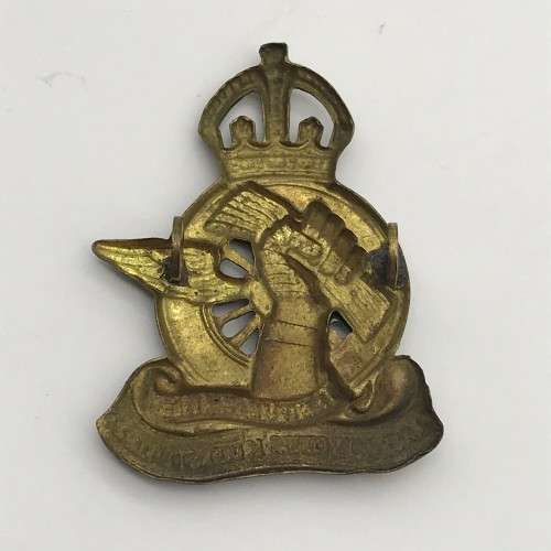 South Africa - Scarce `Q` Service Corps Cap Badge (Officers)