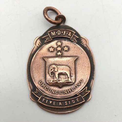 Vintage Pietermaritzburg `M.D.F.A.` Soccer Medal (1928)