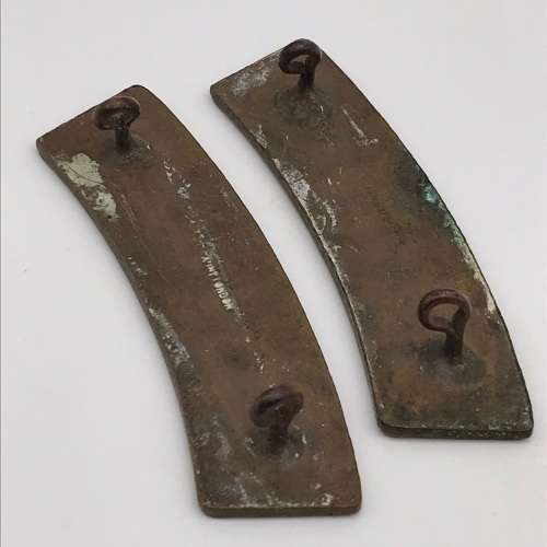 Pair Canadian `Legion of Frontiersmen` Shoulder Titles (J.R. Gaunt)
